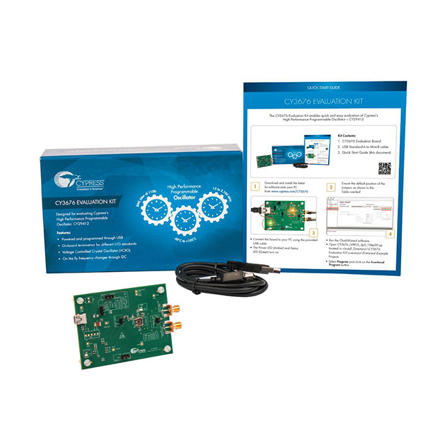 CY3676 Infineon Technologies  Cartes et kits d'évaluation et de démonstration